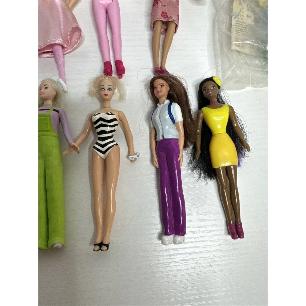 McDonald's Mattel Barbie Happy Meal Doll Toys Lot Of 16 Dolls Various Years